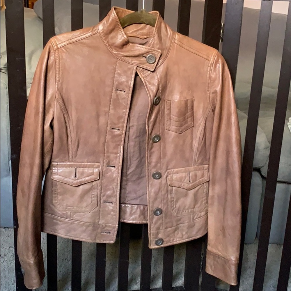 Leather jacket